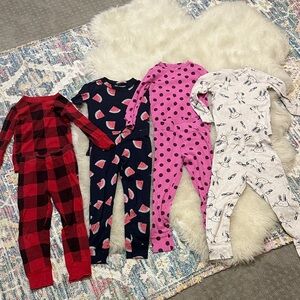 Set of Four Kids' Pajama Sets